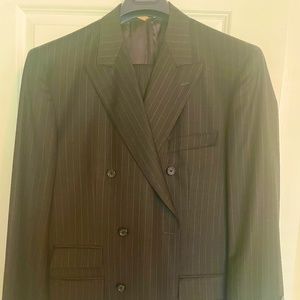Double Breasted Pinstripe Suit